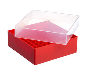 CRYO RACK FOR 81 CRYO.S, PP, RED,  - Cryo Storage Box Racks Cap Carrier - Greiner Bio-One