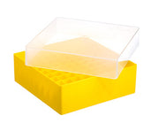 CRYO RACK FOR 81 CRYO.S, PP, YELLOW,  - Cryo Storage Box Racks Cap Carrier - Greiner Bio-One