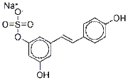 trans Resveratrol-3-O-sulfate sodium