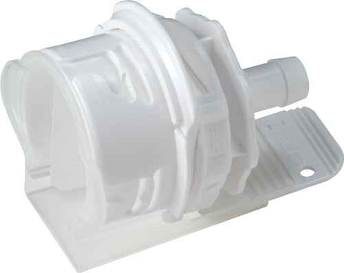 3/8” Hose Barb Class VI Polycarbonate Coupling Body - High Temperature, AQC17006HT