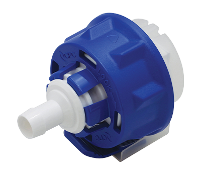 3/8" Hose Barb Class VI Polycarbonate Coupling Body, AQC17006