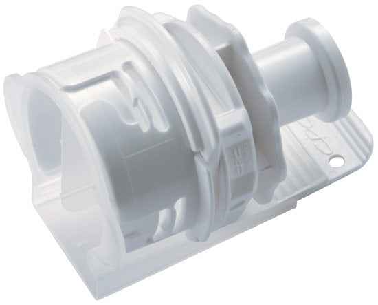 3/4” Sanitary Class VI Polycarbonate Coupling Body - High Temperature, AQC33012HT