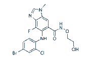 Selumetinib (AZD6244) chemical structure
