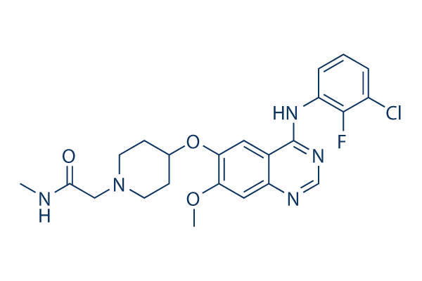 Sapitinib (AZD8931) chemical structure