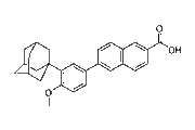 Adapalene chemical structure