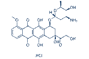 Doxorubicin (DOX) HCl chemical structure