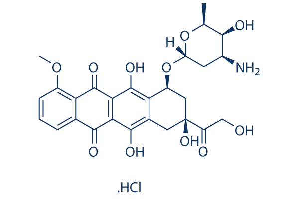 Doxorubicin (DOX) HCl chemical structure