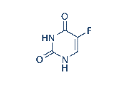 5-FU (5-Fluorouracil) chemical structure