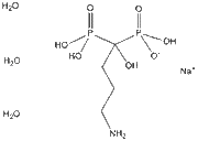 Alendronate sodium hydrate