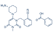Alogliptin (SYR-322) benzoate chemical structure