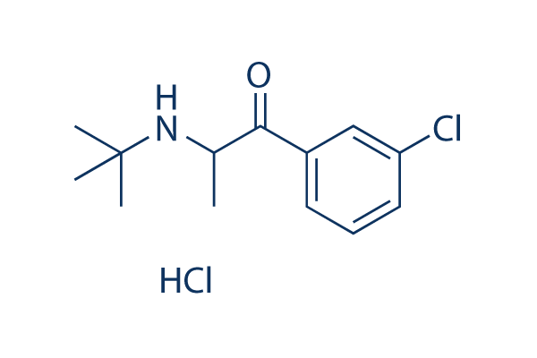 Amfebutamone (Bupropion) HCl chemical structure