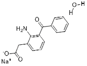 Amfenac Sodium Monohydrate