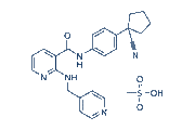 Apatinib (YN968D1) mesylate chemical structure