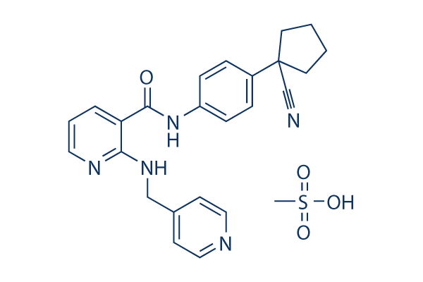 Apatinib (YN968D1) mesylate chemical structure