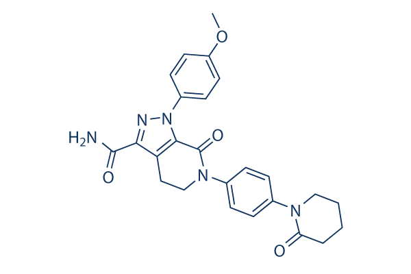 Apixaban chemical structure