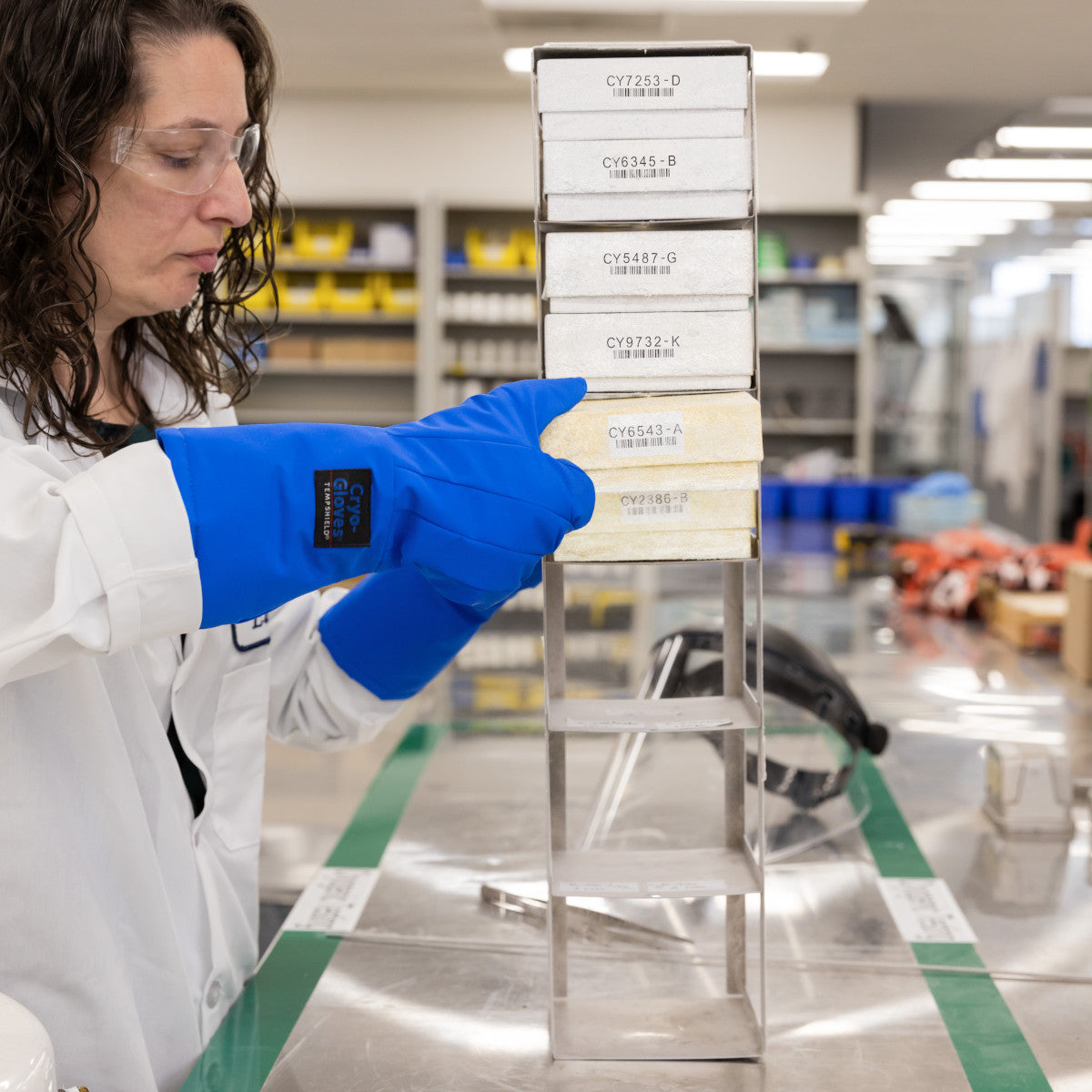 Brady Centrifuge, Eppendorf and PCR Labels - B-461 - 5.08 x 22.86 mm - B33-614-461