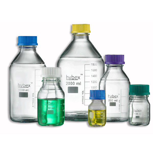 Hybex™ Media Storage Bottles (Gl45) - hybex Glass Media Bottles and Flasks - Benchmark Scientific