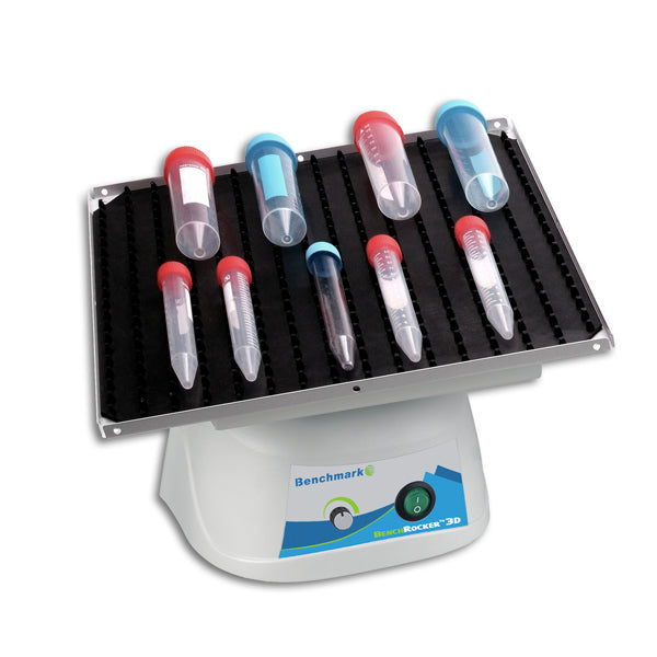 Benchrocker™ 3D Nutating Shaker With Variable Speed; Includes 12"X12" Platform With 2 Mats - Rockers - Benchmark Scientific