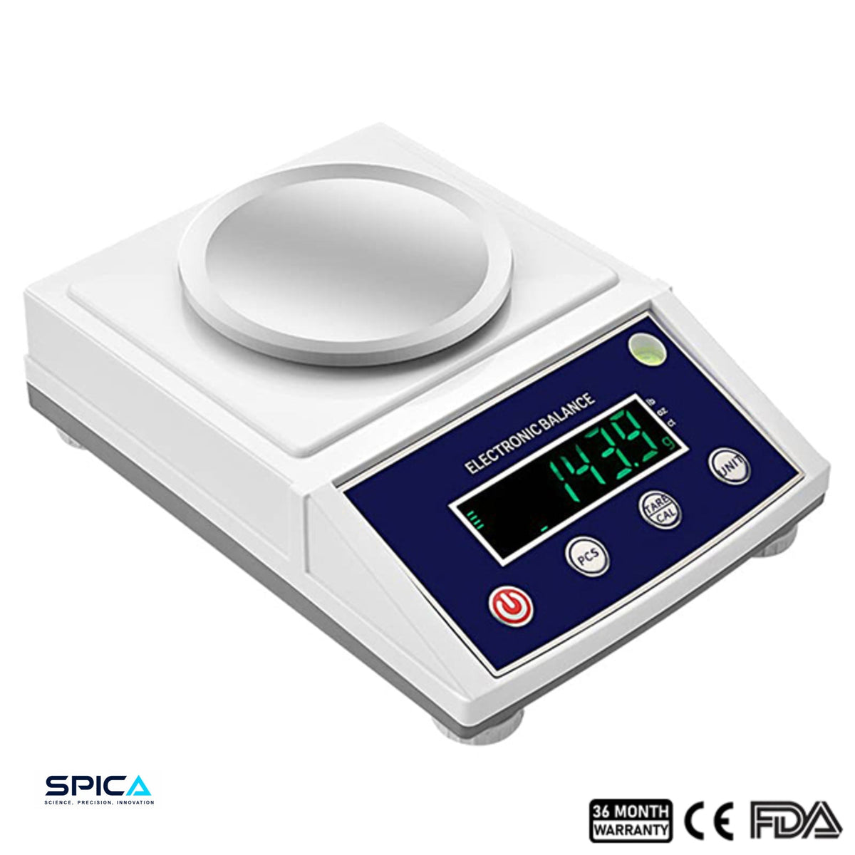 0.01g Electronic Analytical Balance (External Calibration) | SPICA
