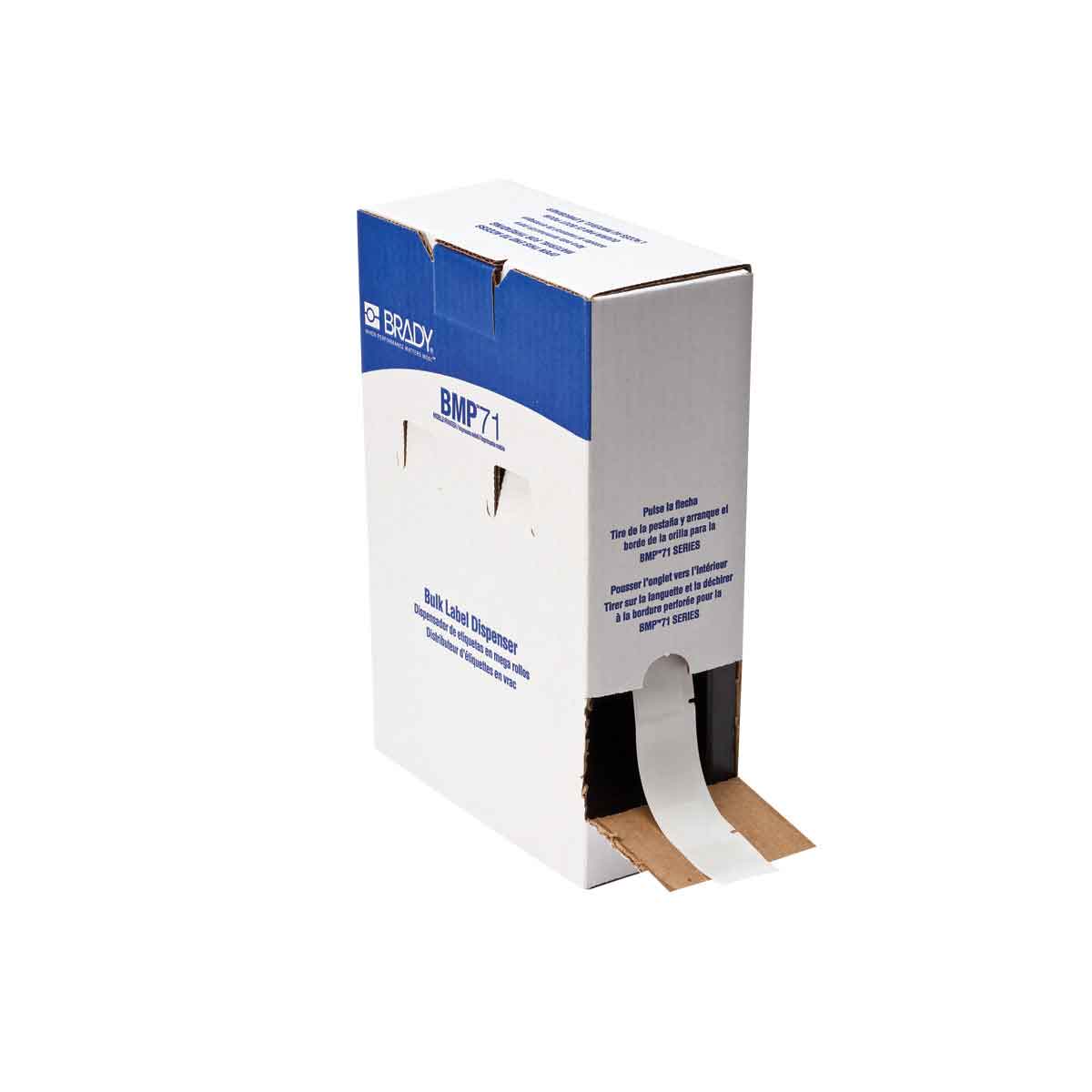 Brady Centrifuge, Eppendorf and PCR Labels - B-461 - 28.58 x 12.70 mm - M5-122-461