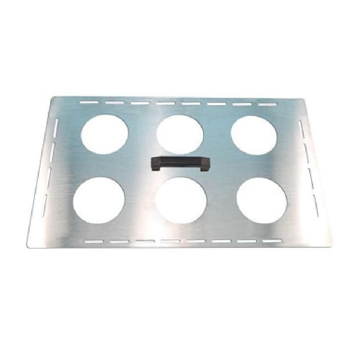 Bransonic 8800 Beaker Positioning Cover, Stainless Steel, 6 x 600 mL - Image 2