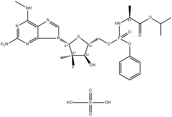 Bemnifosbuvir hemisulfate