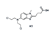 Bendamustine HCl chemical structure
