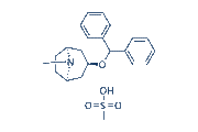 Benztropine mesylate chemical structure