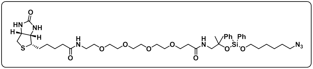 Biotin-PEG4-amino-t-Bu-DADPS-C6-azide