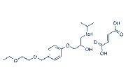 Bisoprolol fumarate chemical structure