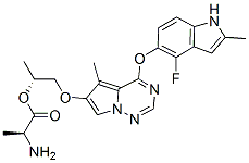 Brivanib Alaninate (BMS-582664) chemical structure