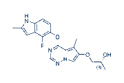 Brivanib (BMS-540215) chemical structure