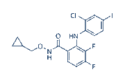 PD184352 (CI-1040) chemical structure