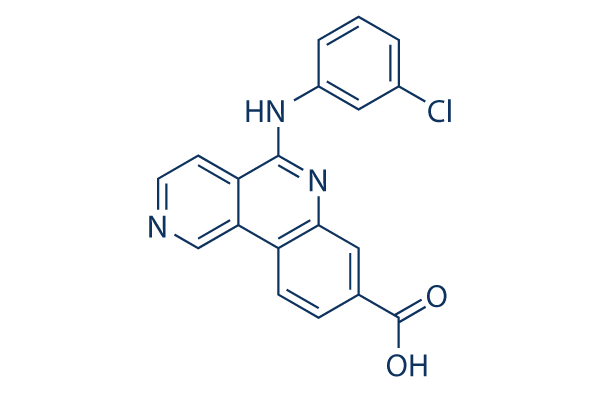 Silmitasertib (CX-4945) chemical structure
