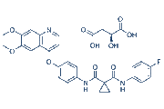 Cabozantinib malate chemical structure