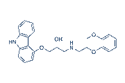 Carvedilol chemical structure