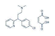 Chlorpheniramine Maleate chemical structure
