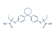 Clinofibrate chemical structure