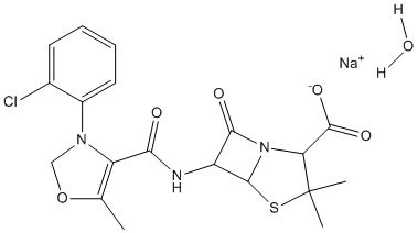 Cloxacillin sodium monohydrate