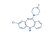 Clozapine chemical structure