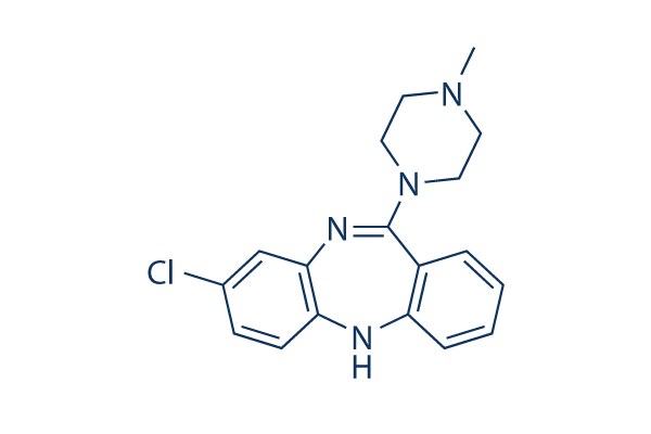 Clozapine chemical structure