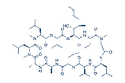 Cyclosporin A chemical structure