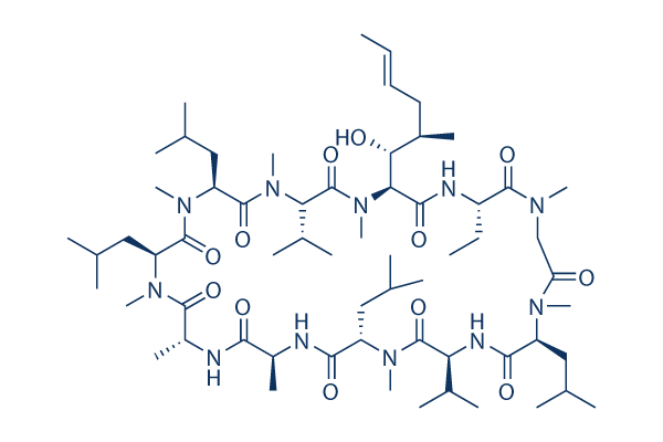 Cyclosporin A chemical structure