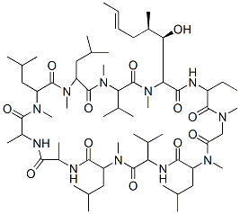 Cyclosporine chemical structure