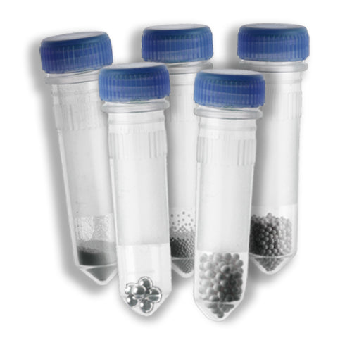 Triple-Pure Starter Kit, 10 Each Of 0.1, 0.5, 1.0, 1.5 And 3.0Mm - Bead Media for Homogenizers - Benchmark Scientific