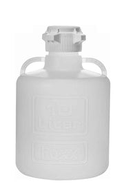 EZclear® Round Carboy 10L, PP, Class VI, 83B Closed VersaCap®, Sterile
