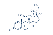 Dexamethasone chemical structure