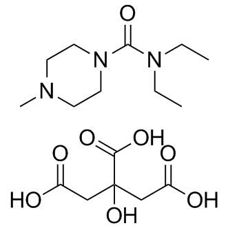 Diethylcarbamazine citrate