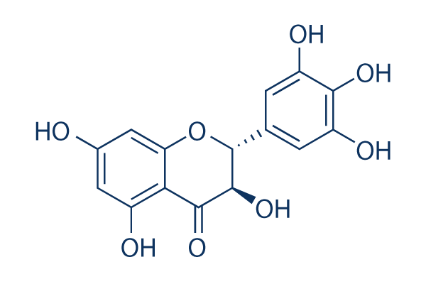 Dihydromyricetin chemical structure