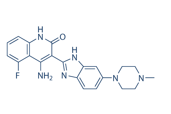 Dovitinib (TKI-258) chemical structure